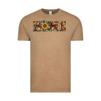Vintage Coffee christmas home with windmill Vintage Tee - RanaPortraitStore