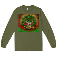 Army Green oh deer Long Sleeve Tee - BundleAndBundleShop