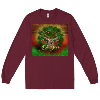 Burgundy oh deer Long Sleeve Tee - BundleAndBundleShop