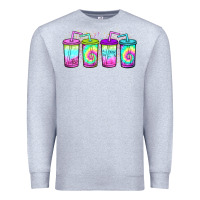 Heather Grey loaded tea coffee Premium Sweatshirt - JahusDesignShop