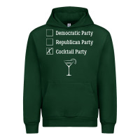 Forest Green democratic republican cocktail party funny Urban Hoodie - artisFamous