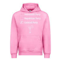Fuchsia Pink democratic republican cocktail party funny Urban Hoodie - artisFamous