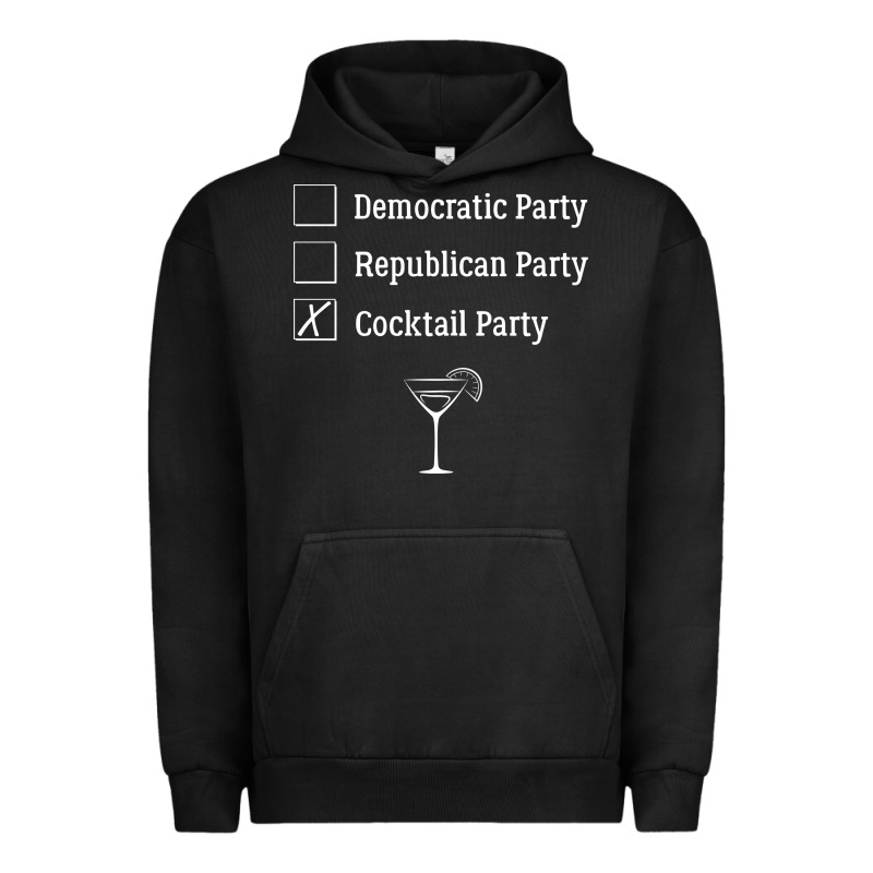 Democratic Republican Cocktail Party Funny Urban Hoodie by artisFamous | Teevron