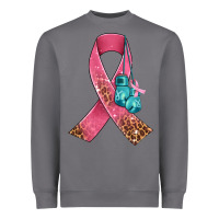 Storm cancer ribbon and boxing gloves Heavyweight Sweatshirt - AdoDesignShop