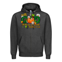 Charcoal Heather with god all things are possible Zipper Hoodie - AdoDesignShop