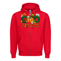 Red with god all things are possible Zipper Hoodie - AdoDesignShop