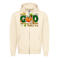 Sandshell with god all things are possible Zipper Hoodie - AdoDesignShop