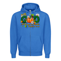 True Royal with god all things are possible Zipper Hoodie - AdoDesignShop