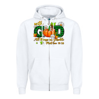 White with god all things are possible Zipper Hoodie - AdoDesignShop