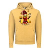 Vintage Mustard Softball Christmas With Hat And Glove Vintage Hoodie - FaDigitalArtStudio