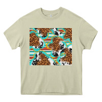 Mossy serape cowhide and leopard with glitter Heavy Core Tee - TumblerDesignByShophia