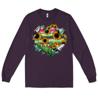 Plum Chiapas State Of Mexico Map Long Sleeve Tee - RanaPortraitStore