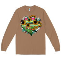 Toasted Coconut Chiapas State Of Mexico Map Long Sleeve Tee - RanaPortraitStore