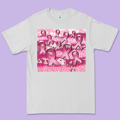 Ribbon  Breast Cancer Premium Tee Designed By Cowgirlartshop