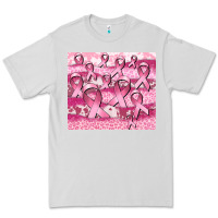 Dove Grey ribbon  breast cancer Premium Tee - CowGirlArtShop