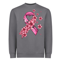 Pink Cancer Ribbon Heavyweight Sweatshirt | Teevron