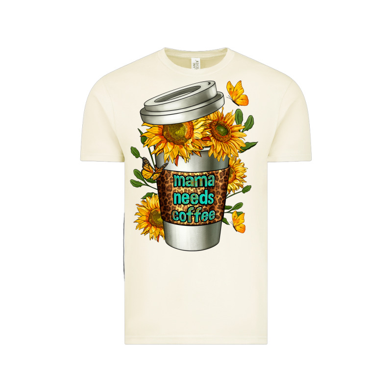 Mama Needs Coffee Cup Vintage Tee by FaDigitalArtStudio | Teevron