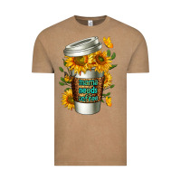 Vintage Coffee Mama Needs Coffee Cup Vintage Tee - FaDigitalArtStudio