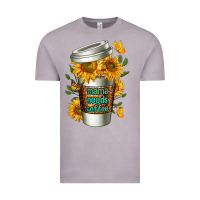 Vintage Zinc Mama Needs Coffee Cup Vintage Tee - FaDigitalArtStudio