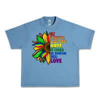 Pebble Blue Be careful who you hate it could be someone you Urban Heavy Tee - FaDigitalArtStudio