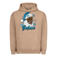 Pigment Burro winter christmas african american santa believe Urban Hoodie - RanaPortraitStore