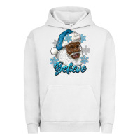 Pigment Lunar Rock winter christmas african american santa believe Urban Hoodie - RanaPortraitStore