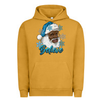 Pigment Peanut Butter winter christmas african american santa believe Urban Hoodie - RanaPortraitStore