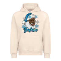 Sandshell winter christmas african american santa believe Urban Hoodie - RanaPortraitStore