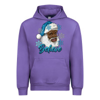 Tulip winter christmas african american santa believe Urban Hoodie - RanaPortraitStore