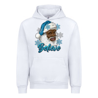 White winter christmas african american santa believe Urban Hoodie - RanaPortraitStore