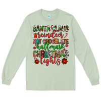 Santa Claus Reindeer Hallmark Hot Chocolate Christ Long Sleeve Tee | Teevron