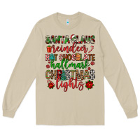 Mushroom santa claus reindeer hallmark hot chocolate christ Long Sleeve Tee - FaDigitalArtStudio