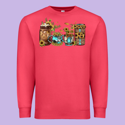 Sunflower Gemstone Coffee Premium Sweatshirt Designed By Jahusdesignshop