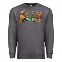 Charcoal Heather sunflower gemstone coffee Premium Sweatshirt - JahusDesignShop