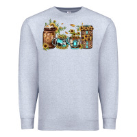 Heather Grey sunflower gemstone coffee Premium Sweatshirt - JahusDesignShop