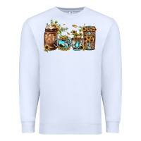 White sunflower gemstone coffee Premium Sweatshirt - JahusDesignShop
