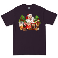 Plum christmas santa coffee cups Premium Tee - CowGirlArtShop