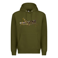 Army Green Grasshopper Premium Hoodie - LillyAllenDesigns