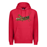 Cardinal Grasshopper Premium Hoodie - LillyAllenDesigns