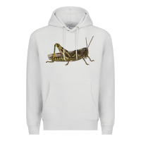 Dove Grey Grasshopper Premium Hoodie - LillyAllenDesigns