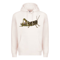 Pale Pink Grasshopper Premium Hoodie - LillyAllenDesigns