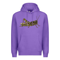 Purple Grasshopper Premium Hoodie - LillyAllenDesigns