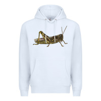 White Grasshopper Premium Hoodie - LillyAllenDesigns