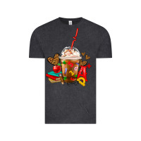 Vintage Black teacher frappe coffee Vintage Tee - FaDigitalArtStudio
