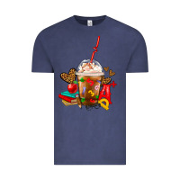 Vintage Denim teacher frappe coffee Vintage Tee - FaDigitalArtStudio