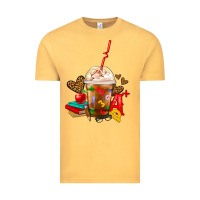 Vintage Mustard teacher frappe coffee Vintage Tee - FaDigitalArtStudio