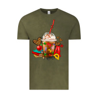 Vintage Olive teacher frappe coffee Vintage Tee - FaDigitalArtStudio