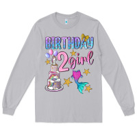 Moon Dust birthday girl 2 Long Sleeve Tee - BundleAndBundleShop