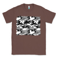 Chestnut black and white camouflage background Classic Tee - Artiststas