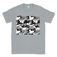 Heather Grey black and white camouflage background Classic Tee - Artiststas